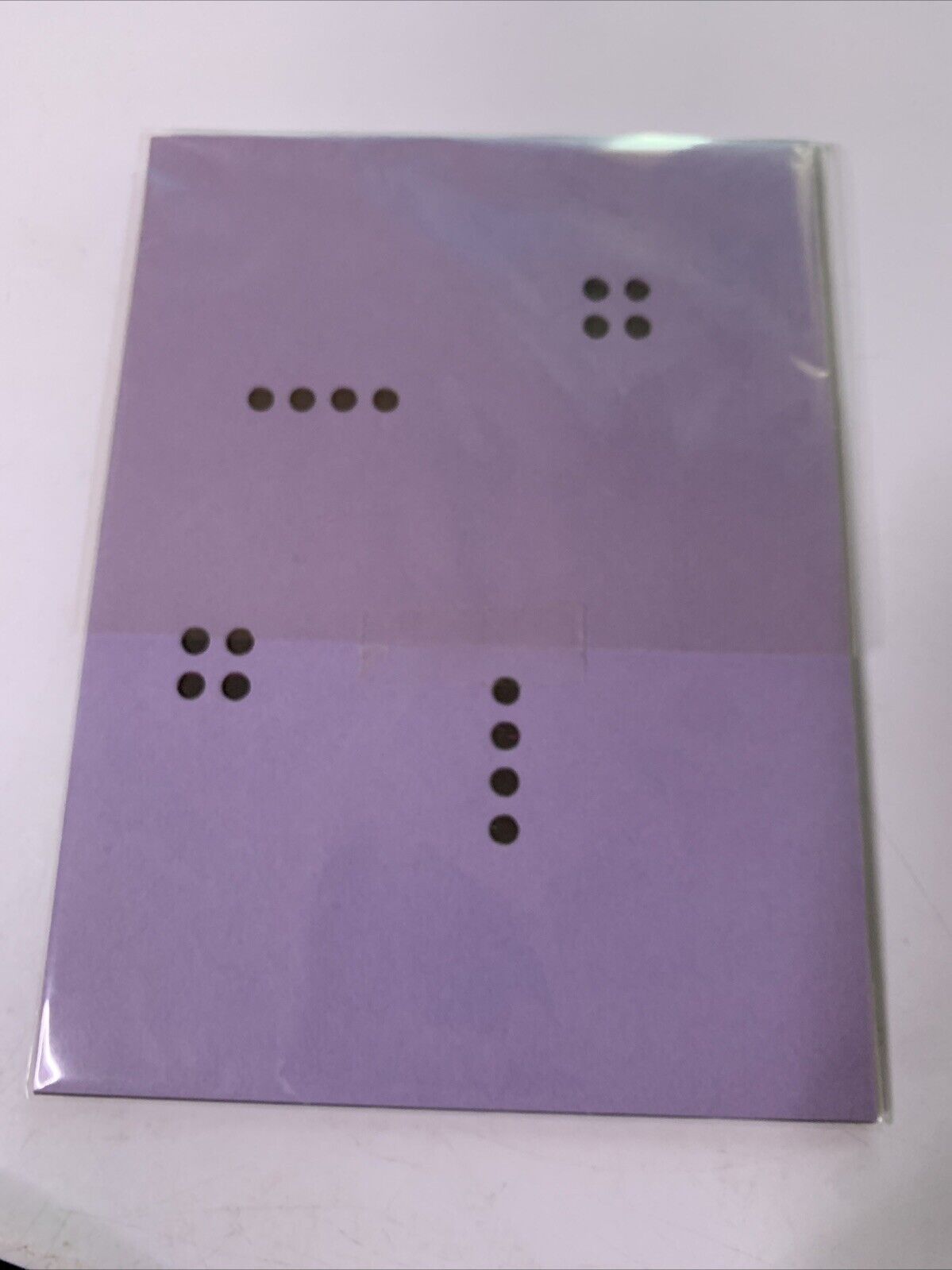 LEGO Muji Expanding Pack with Stencils to Punch Lego Holes Limited Edition