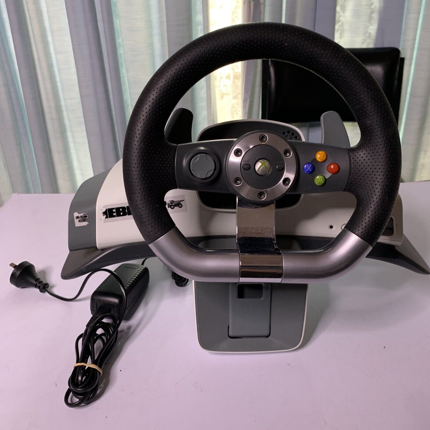 Official Microsoft Xbox 360 Racing Steering Wheel Wireless X809214-001