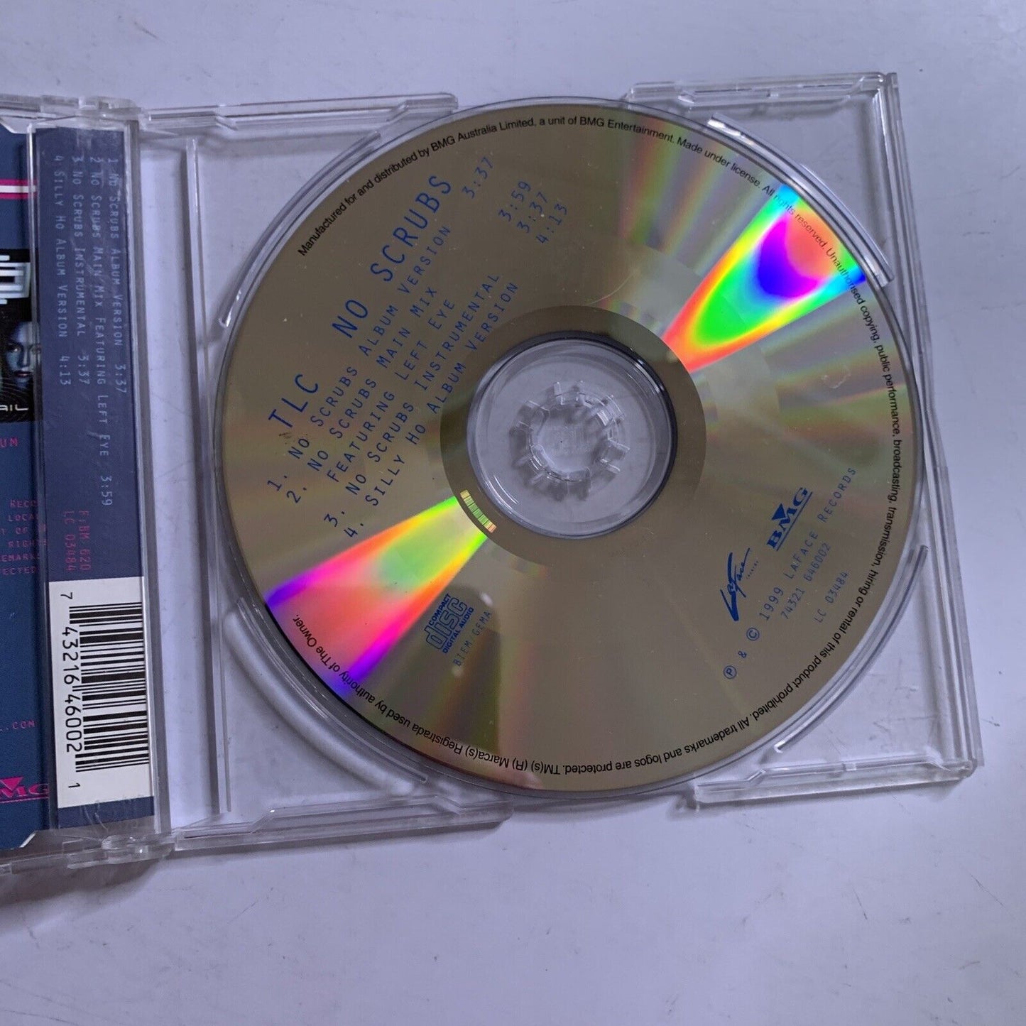 No Scrubs by TLC (CD, 1999) Australia CD Single