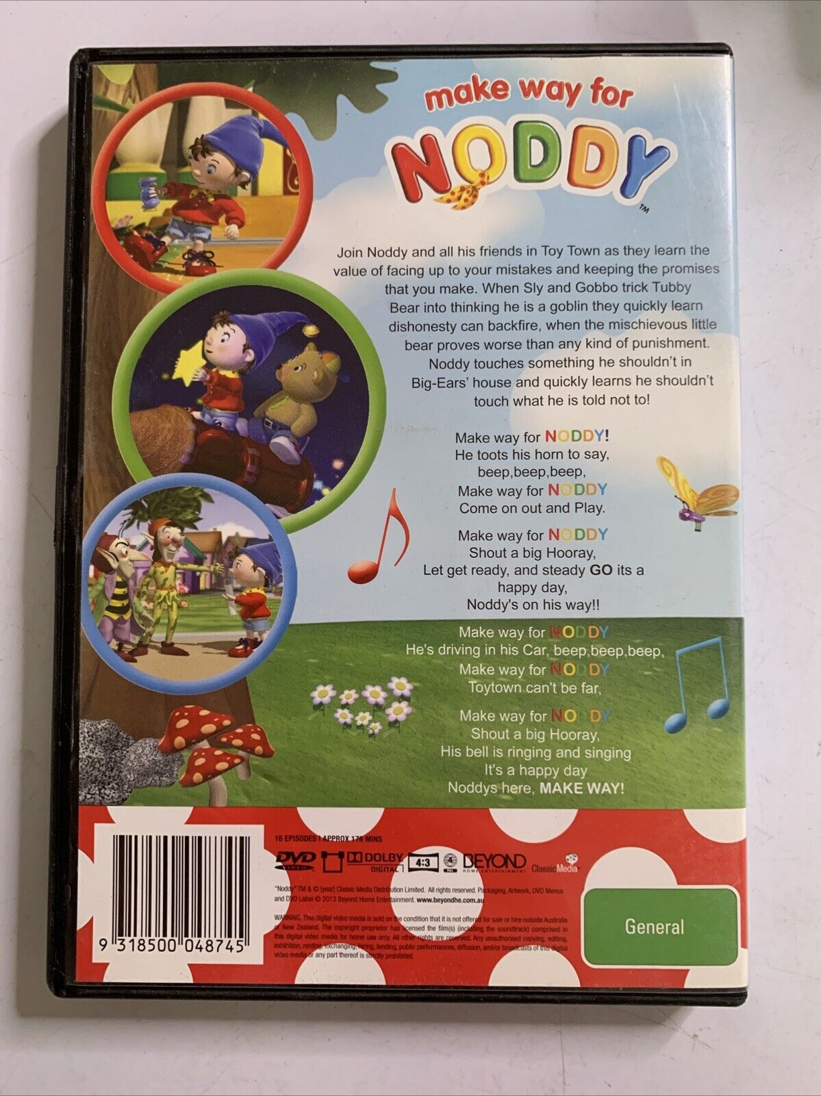 Make Way for Noddy : Toytown Can't Be Far (DVD, 2013) Region 4