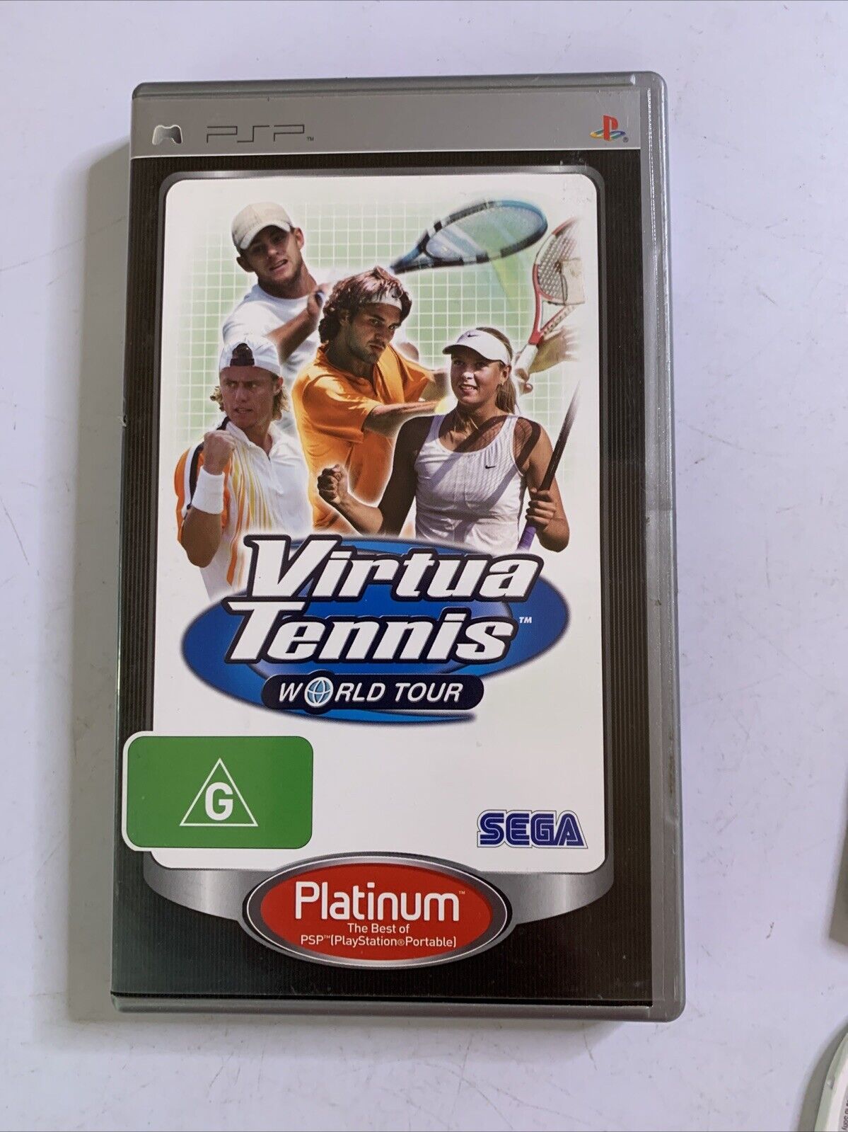 Virtua Tennis World Tour  Sony Portable PSP Game 2005 Complete