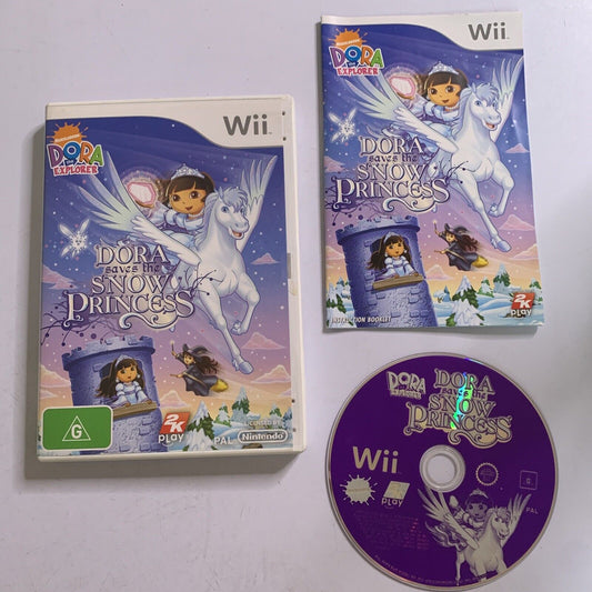 Dora Saves The Snow Princess Nintendo Wii PAL 2008 Game Complete
