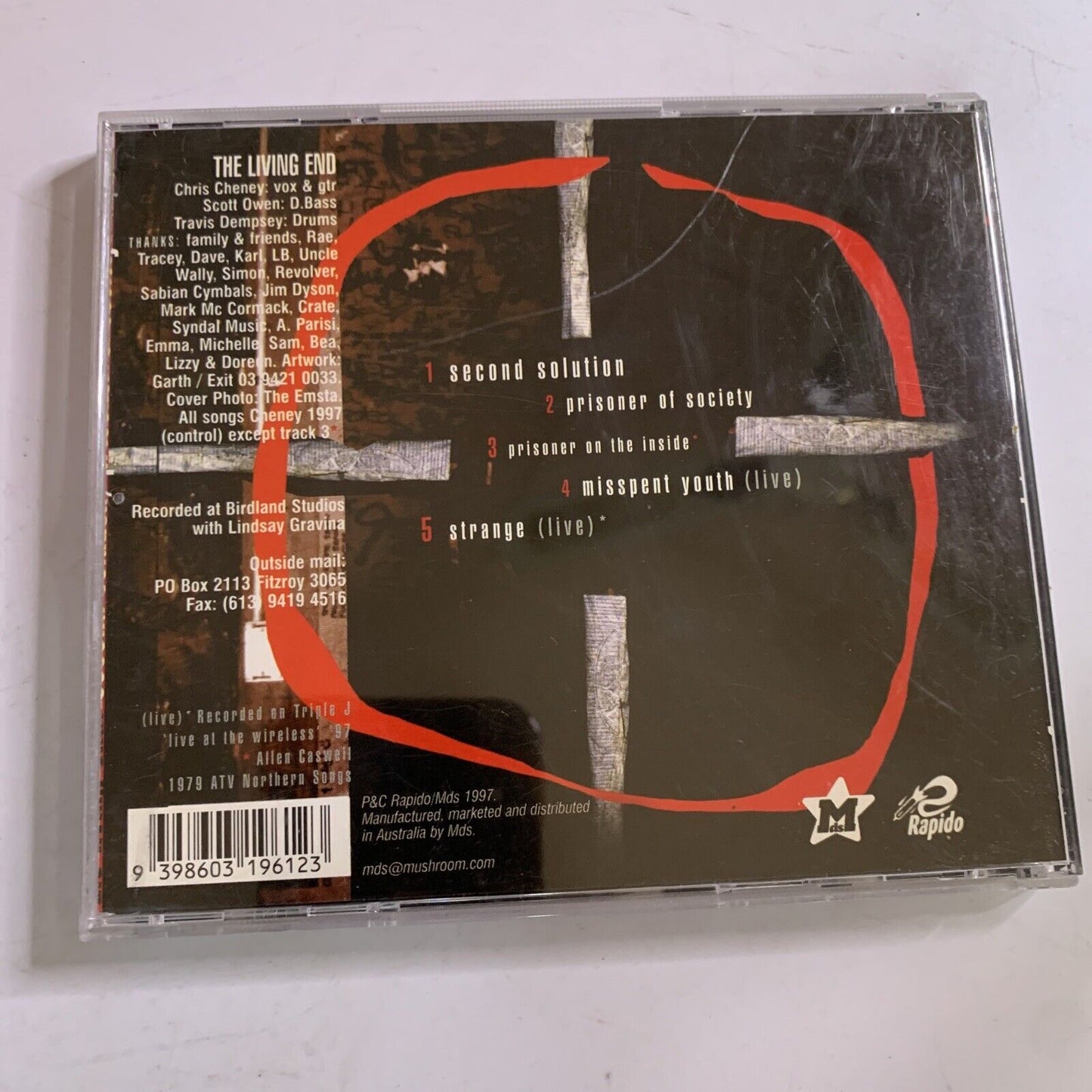 The Living End – Second Solution / Prisoner Of Society (CD, 1997, Enhanced)