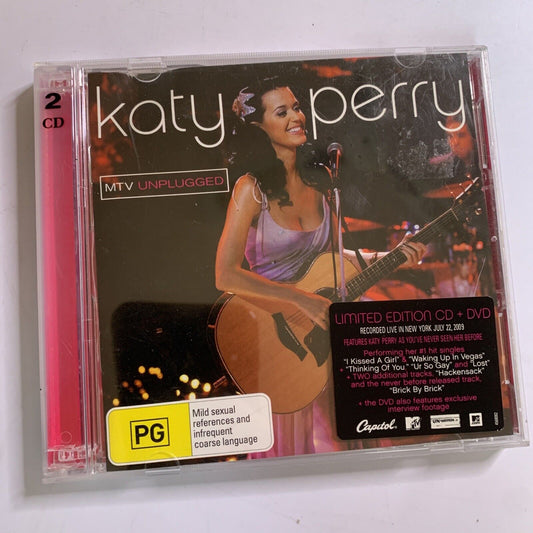 Katy Perry: MTV Unplugged (CD +DVD, 2009) Limited Ed. Album All Regions