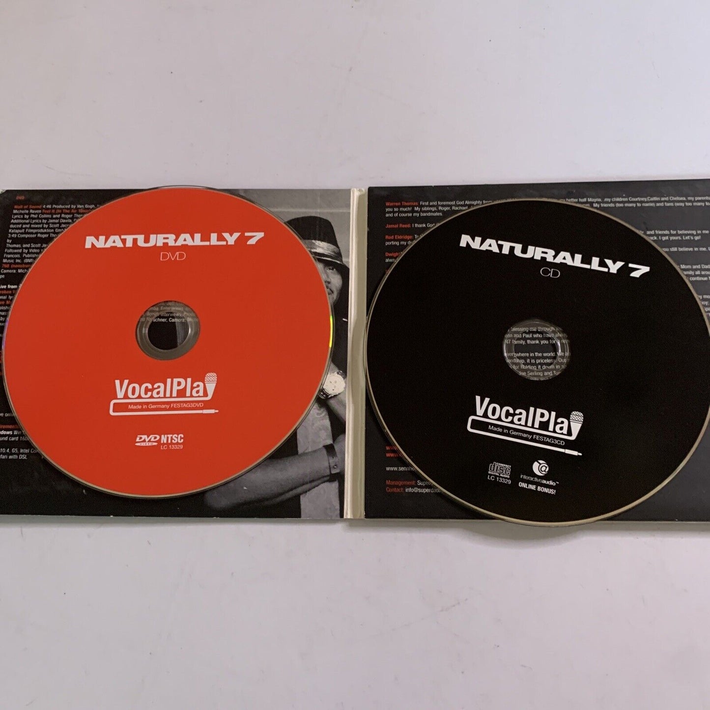 Vocalplay by Naturally 7 (CD + DVD, 2010, CD Enhanced) Digipak