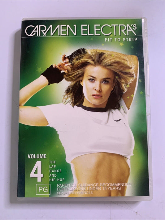 Carmen Electra Fit to Strip : Vol 4 The Lap Dance & Hip-Hop (DVD, 2004) Region 4