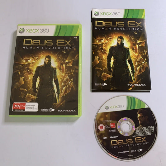Deus Ex: Human Revolution Microsoft XBOX 360 PAL 2011 Game Complete