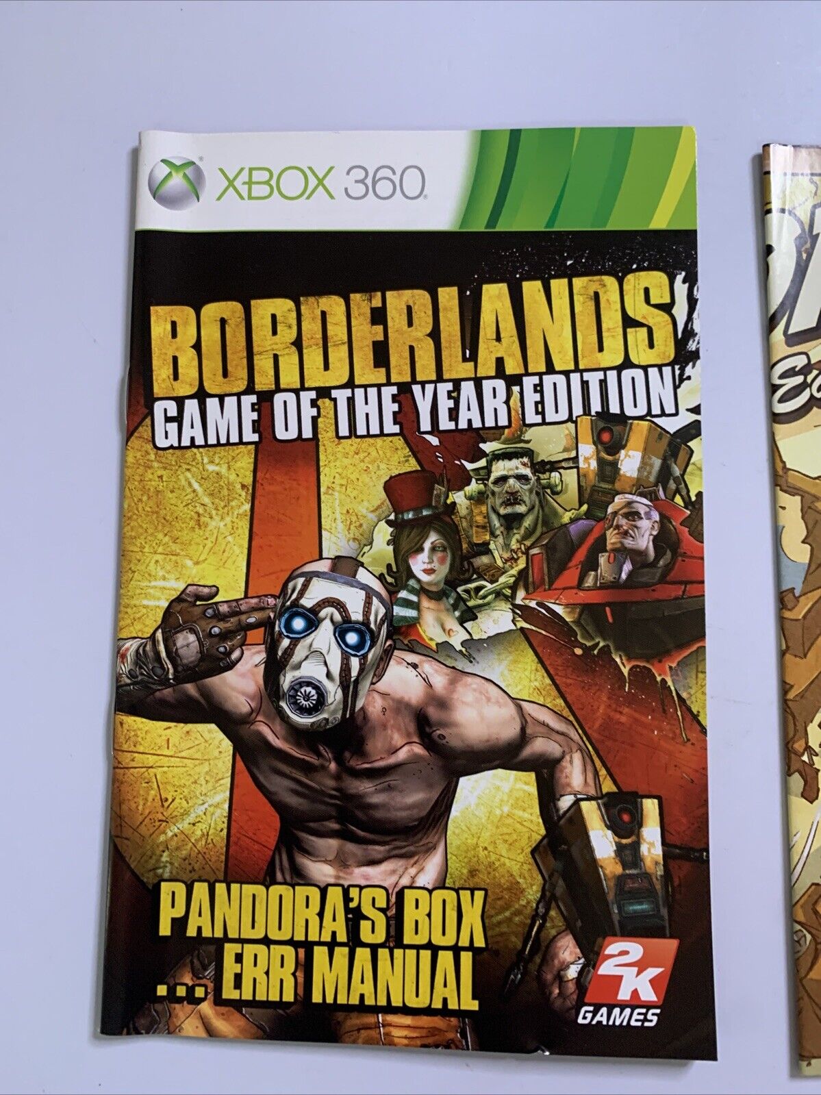 Borderlands Game of the Year Edition Microsoft XBOX 360 PAL + Map Complete
