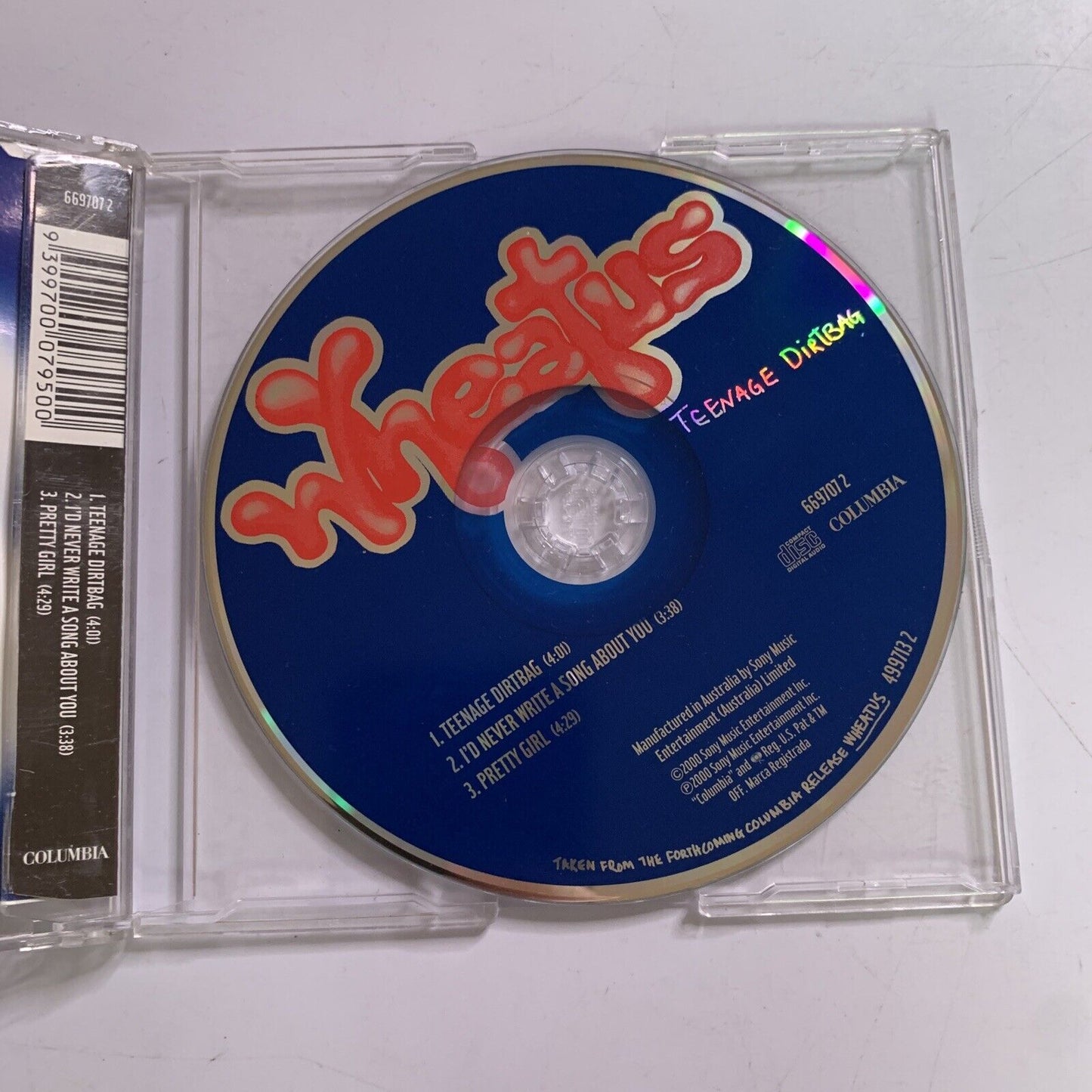 Wheatus – Teenage Dirtbag (CD, 2000) Single