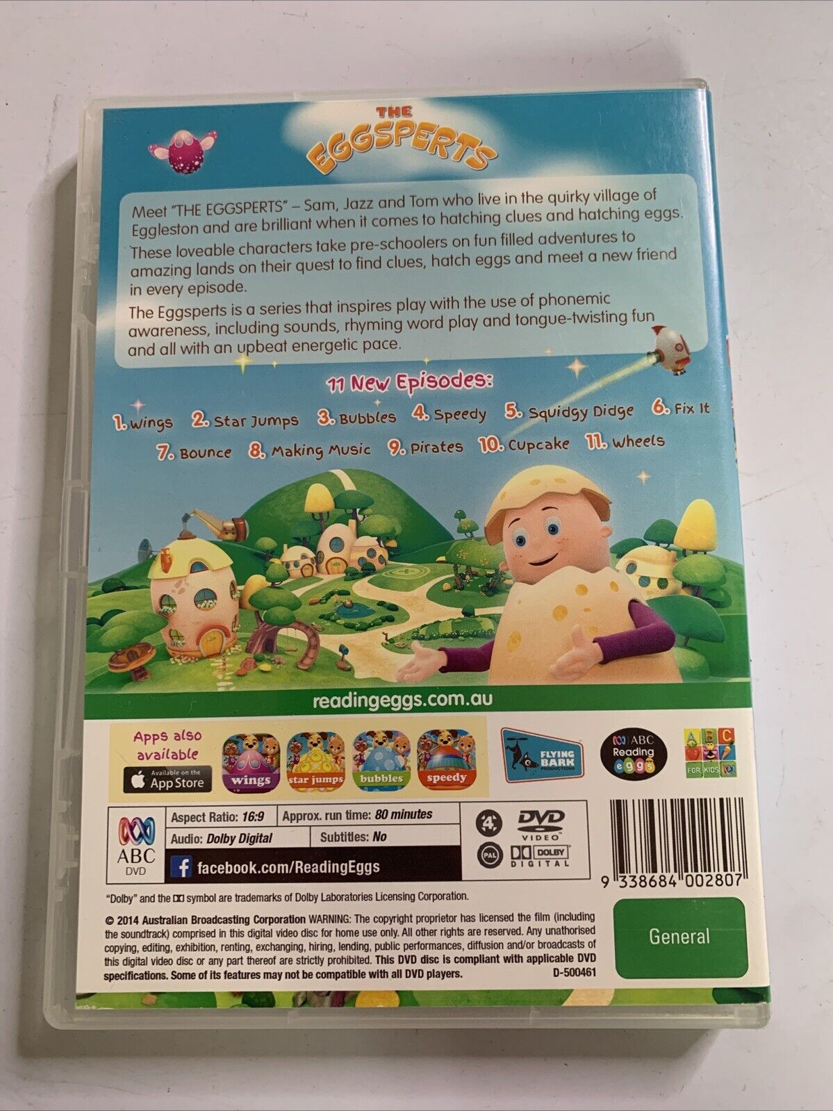The Eggsperts :  Fun Filled Adventures (DVD,2014) Educational Animation Region 4