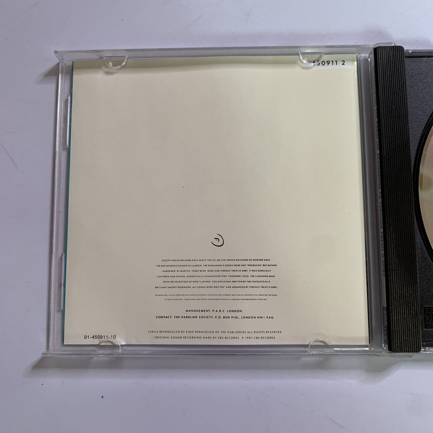 Introducing The Hardline According To Terence Trent D'Arby (CD, 1987) Album