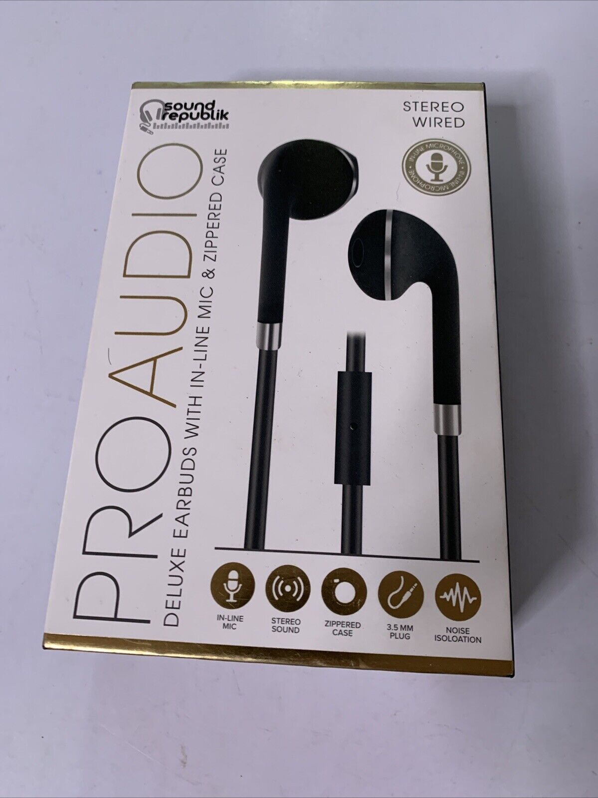 Sound Republik Pro Audio Earphones Wired 3.5mm  NEW