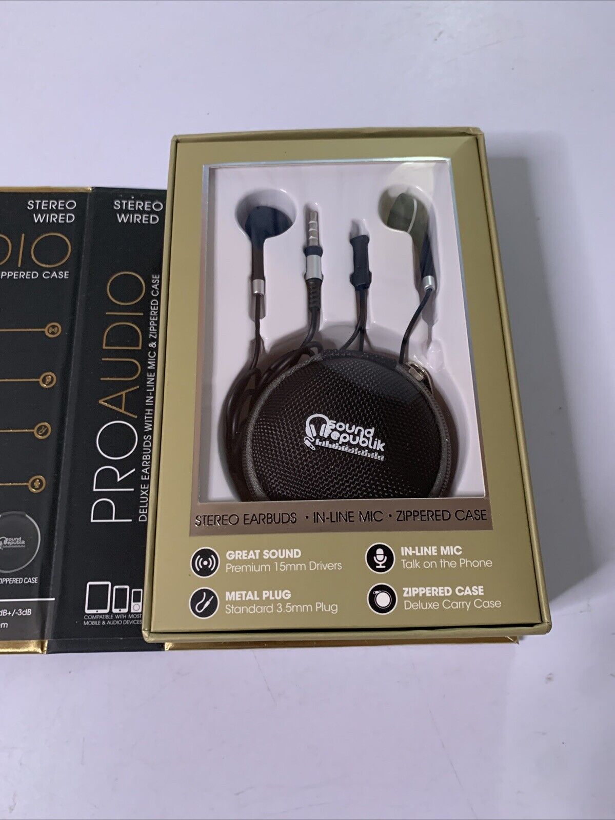 Sound Republik Pro Audio Earphones Wired 3.5mm  NEW