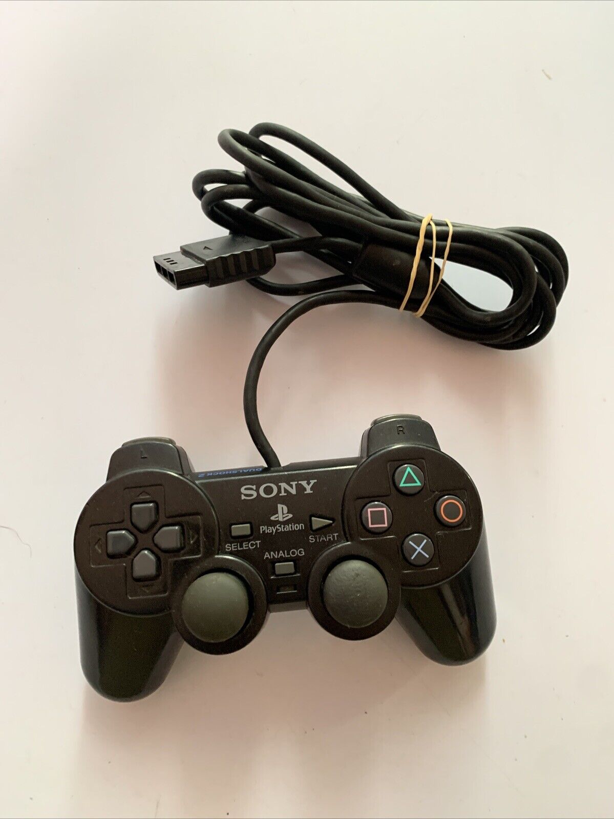 Sony PlayStation 2 PS2 Black Phat Console PAL Controller + AV Cable SCPH-39002