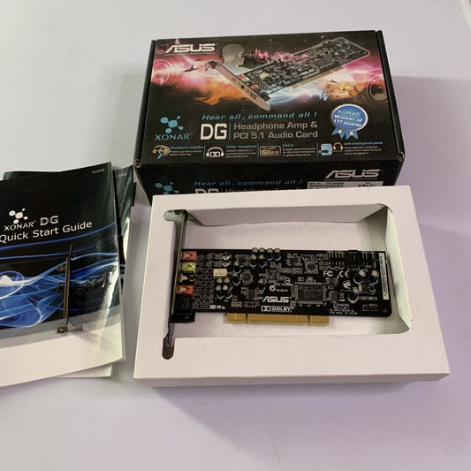 ASUS XONAR DG Headphone Amp & PCI 5.1 Audio Sound Card
