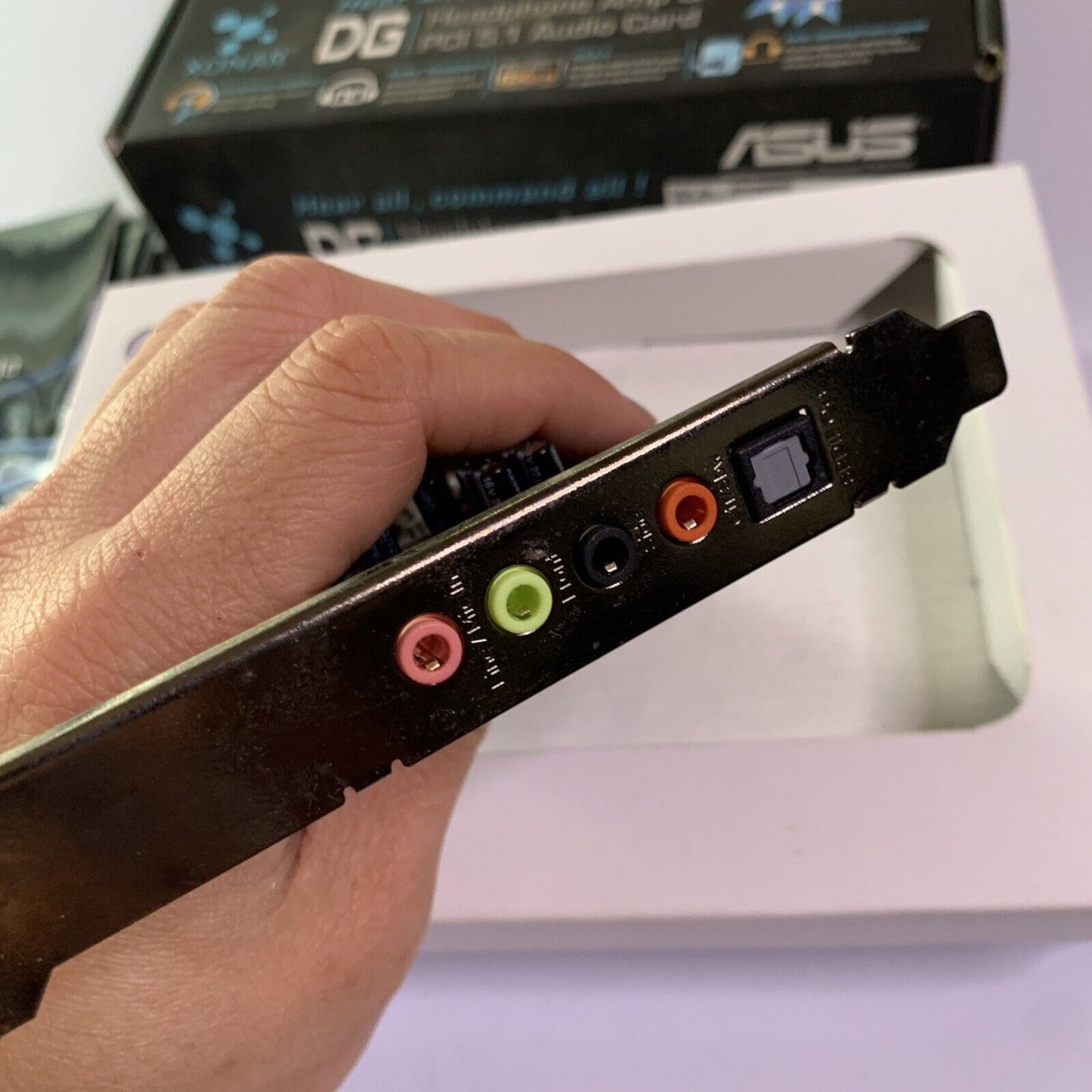 ASUS XONAR DG Headphone Amp & PCI 5.1 Audio Sound Card