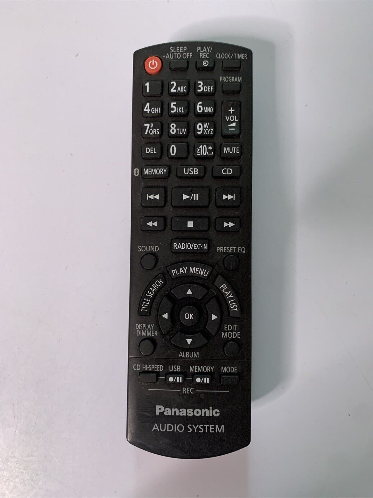 Genuine Panasonic N2QAYB000915 Audio Remote Control