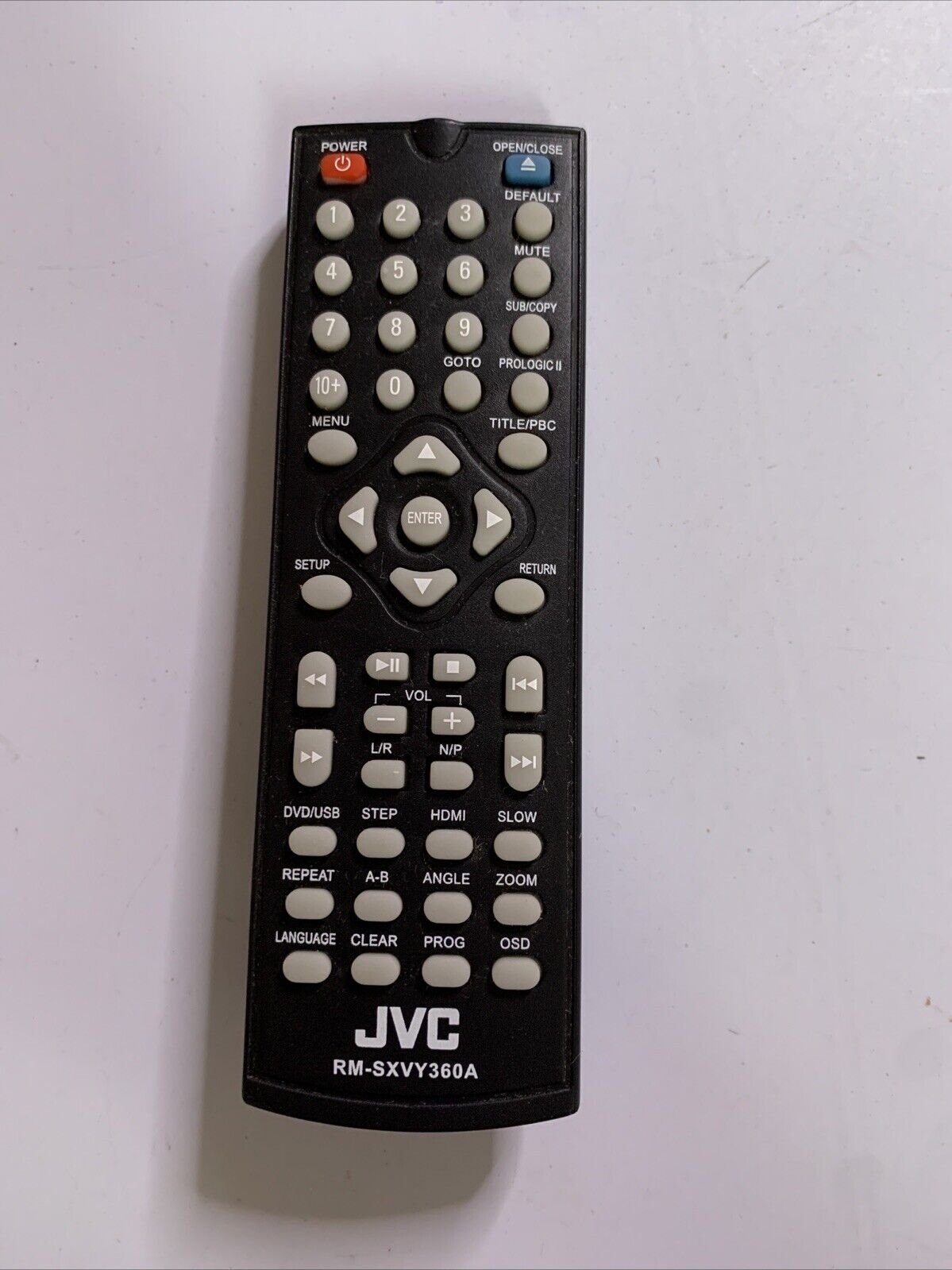 Jvc Original Remote Control Genuine JVC Remote Control RM-SXVY360A for JVC DVD Player – Retro Unit