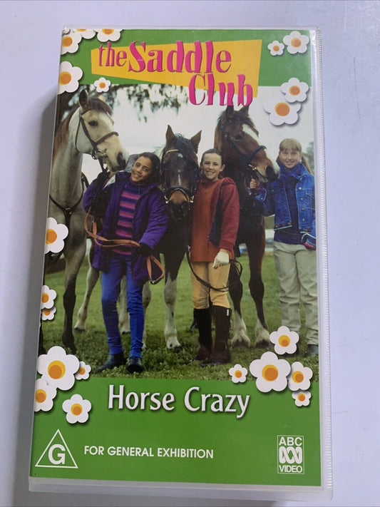 The Saddle Club : Horse Crazy (VHS, 2002) PAL
