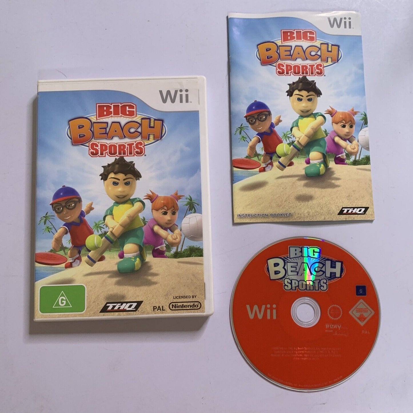 Big Beach Sports  Nintendo Wii PAL 2008 Game Complete
