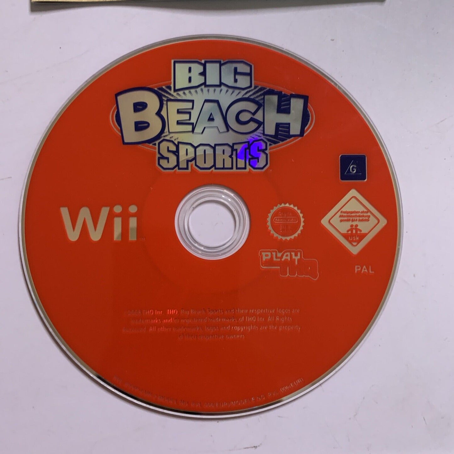 Big Beach Sports  Nintendo Wii PAL 2008 Game Complete