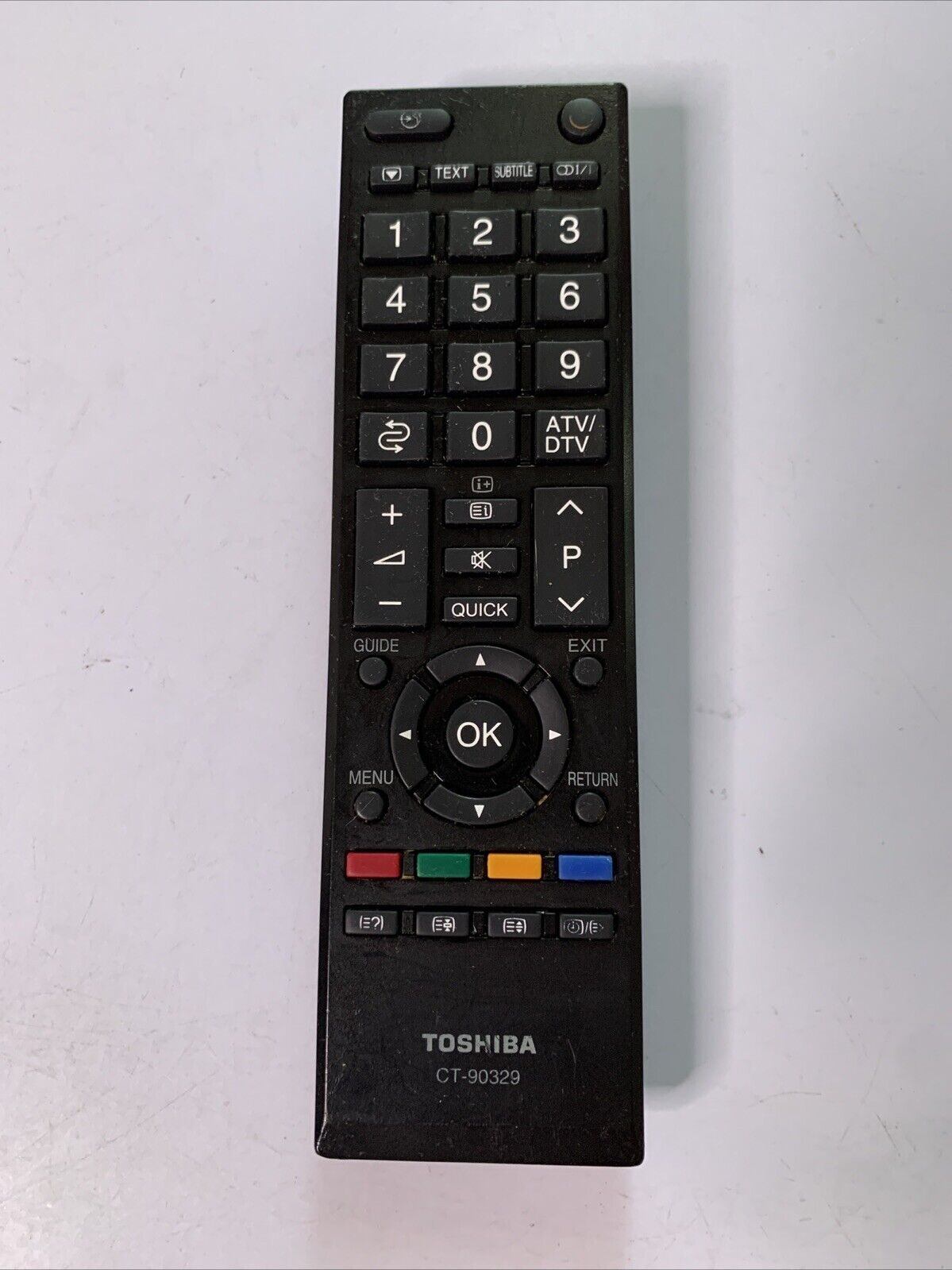 Genuine Toshiba CT-90329 Remote Control for Toshiba LCD TV – Retro Unit