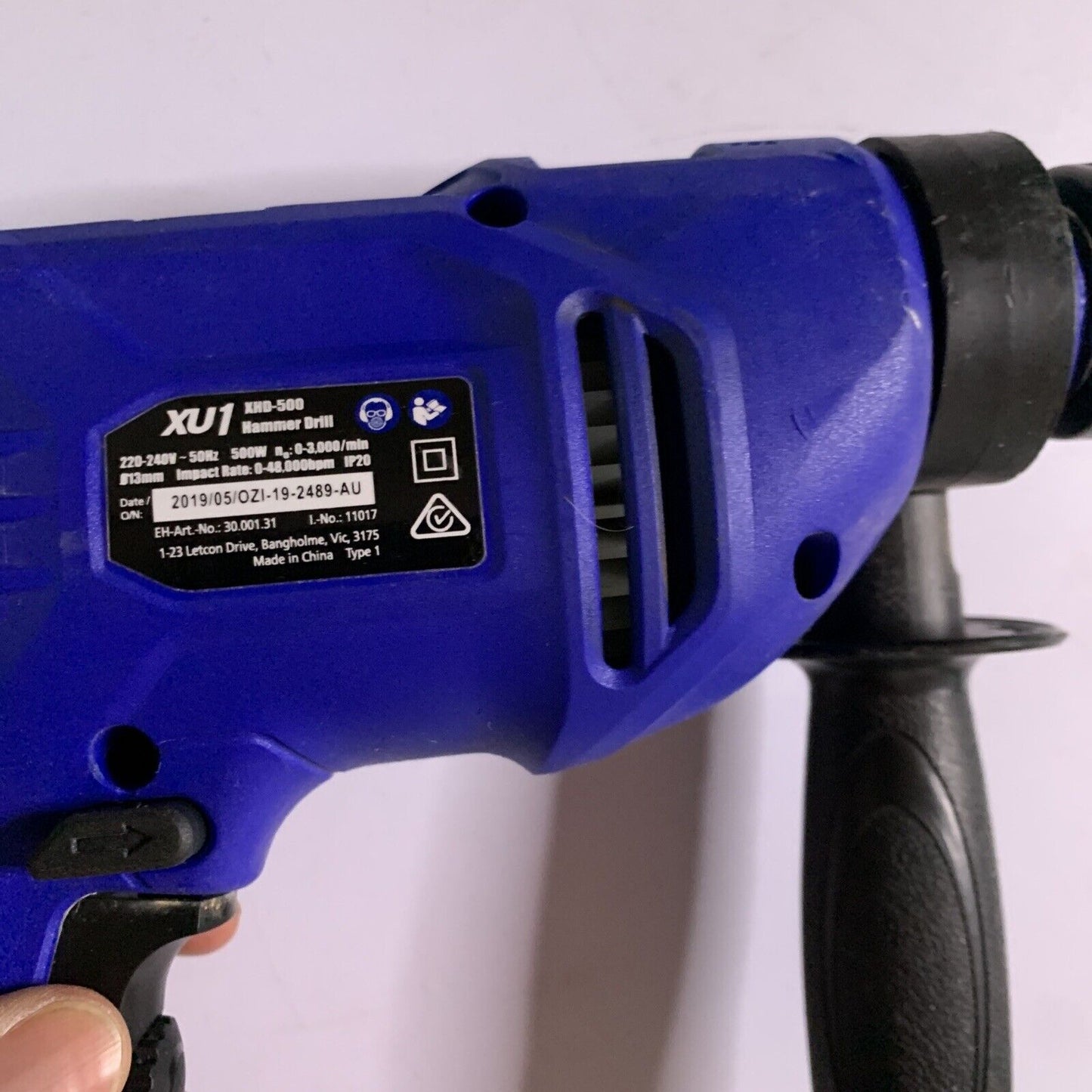 XU1 Hammer Drill Corded 500W XHD-500