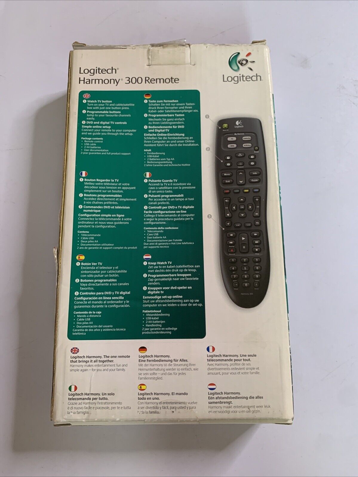Logitech Harmony 300 Universal Remote  Control