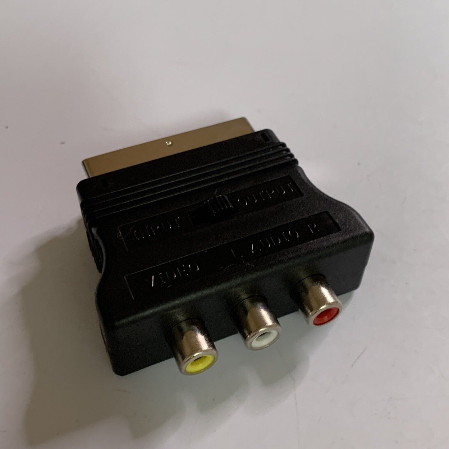 SCART To RCA Composite Input/Output Converter Adapter