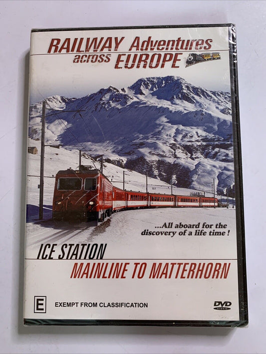 Railway Adventures Across Europe: Ice Station Mainline to Matterhorn DVD NEW