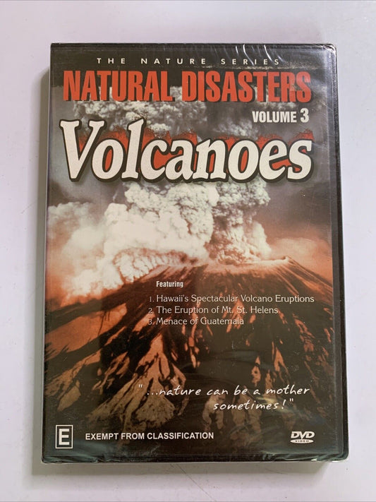 The Nature Series Natural Disasters:  Volume 3 Volcanoes (DVD) NEW Sealed
