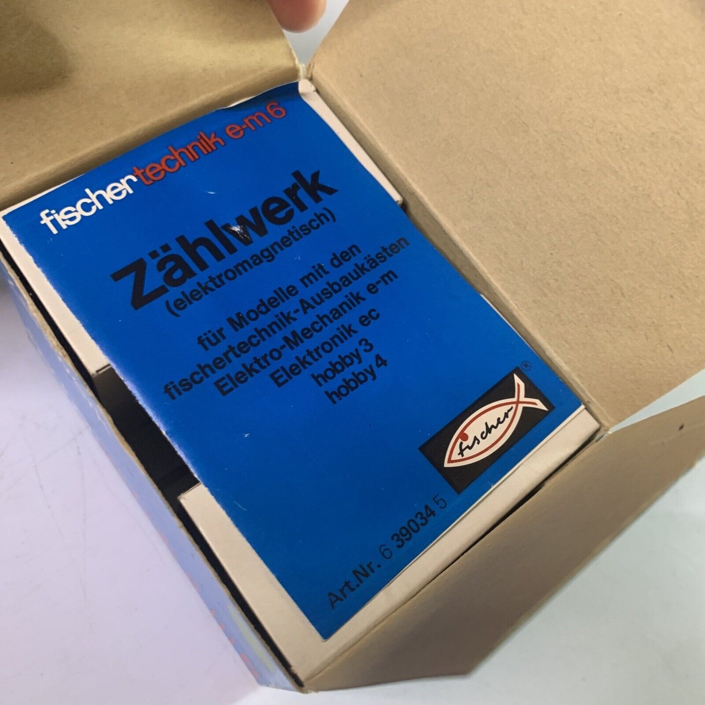 FischerTechnik e-m 6 Timer Switch Relay Zahlwerk Art No 2300765 Vintage Toy NEW