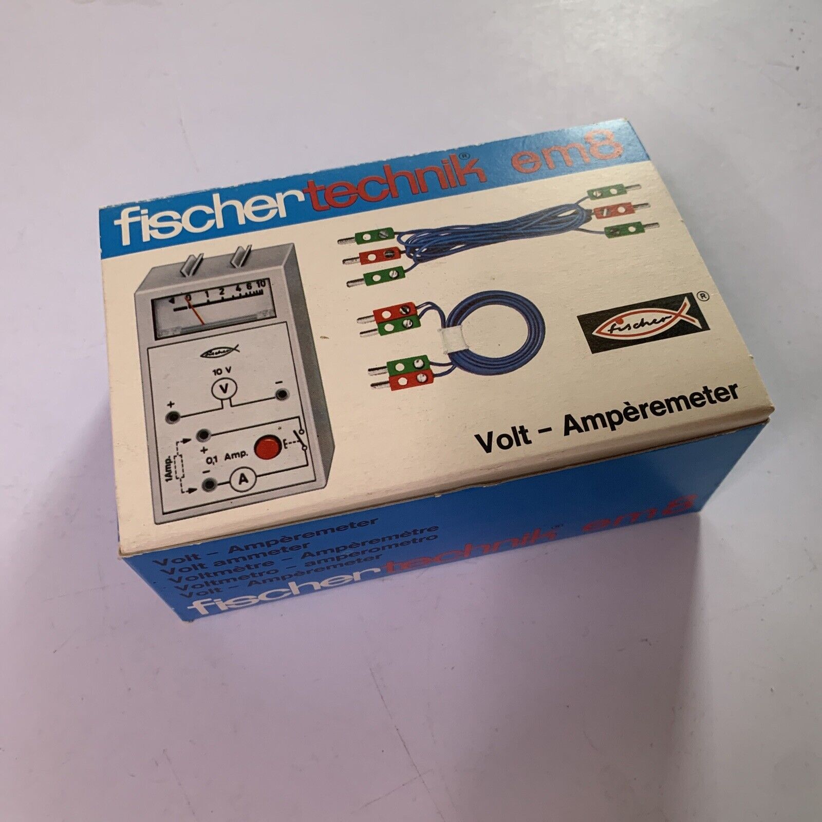 FischerTechnik em8 Volt Meter Volt Amperemeter Art Nr 2302445 Vintage ...