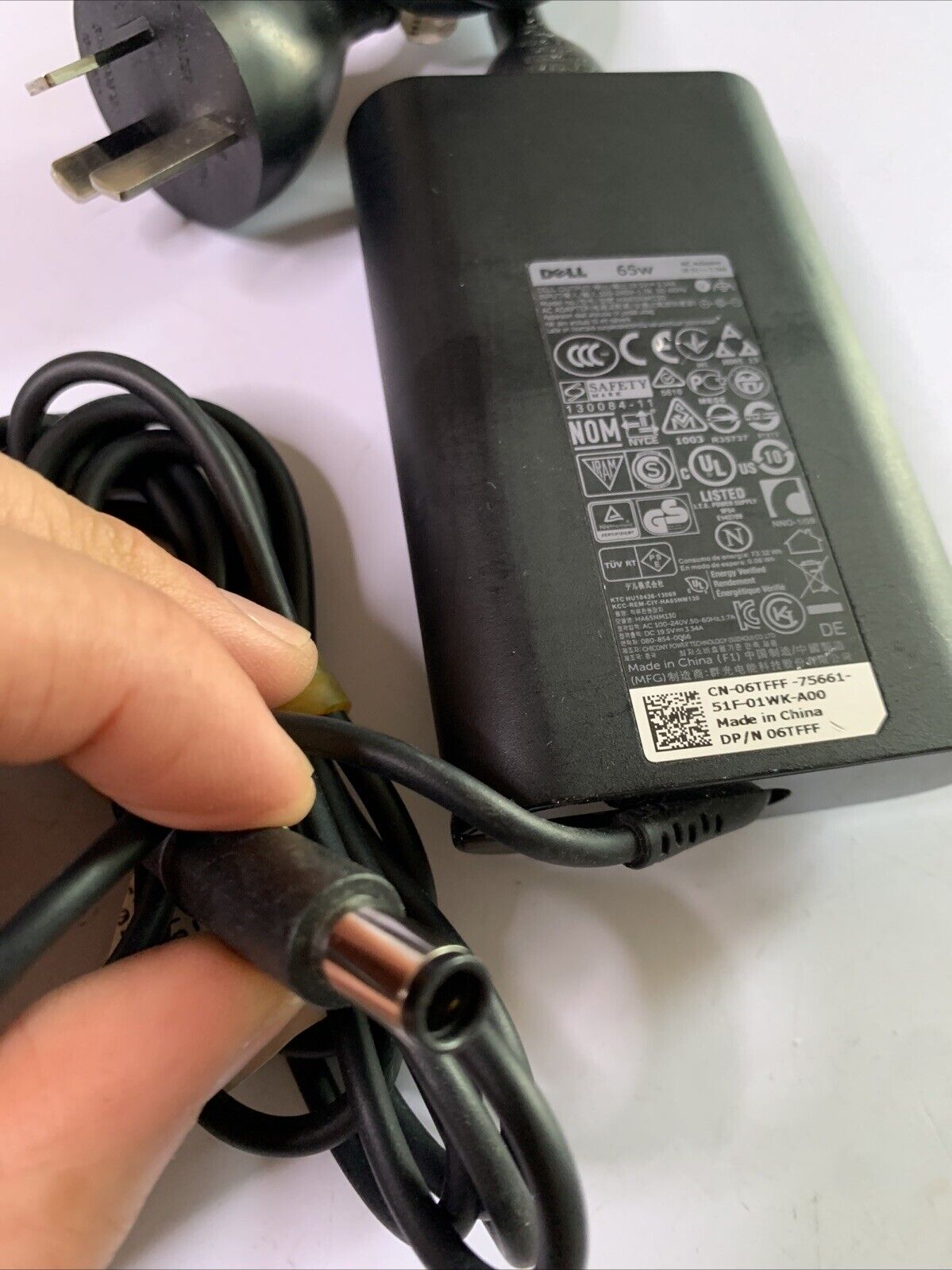Genuine Dell HA65NM130 65W 19.5V 3.34A AC Adapter Laptop Power Supply Latitude