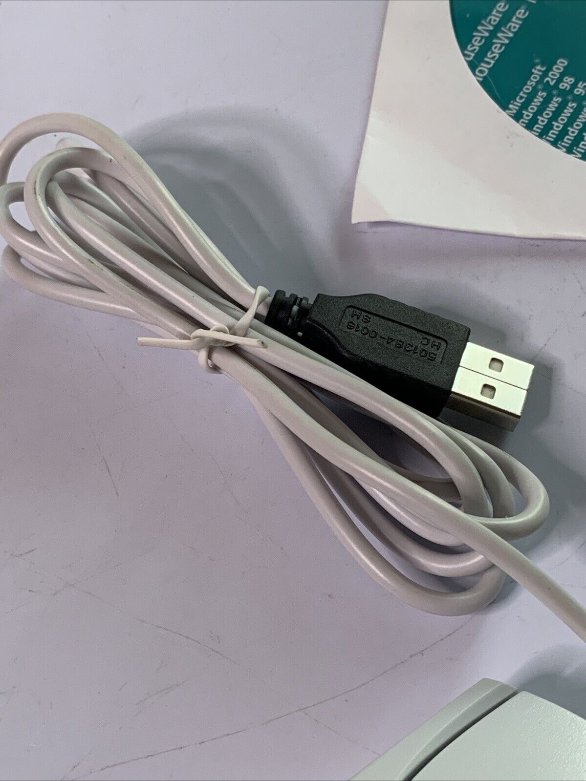 Logitech First Pilot Wheel Mouse Trackball M-BE58 Wired USB and PS/2