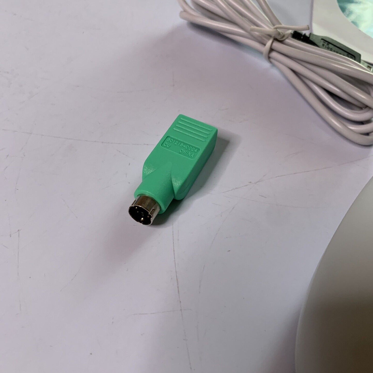 Logitech First Pilot Wheel Mouse Trackball M-BE58 Wired USB and PS/2