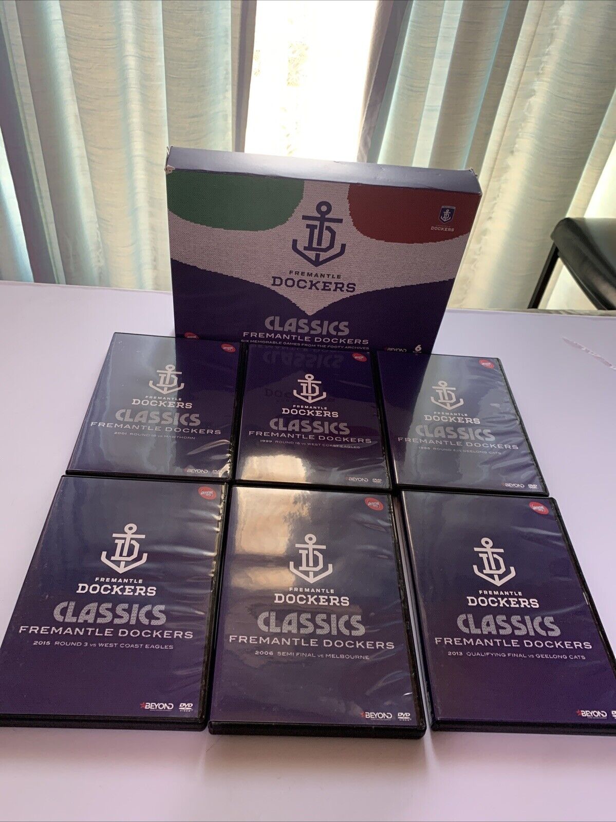 AFL Fremantle Dockers Classics: Six Memorable Games (DVD, 2015, 6-Discs) Region4