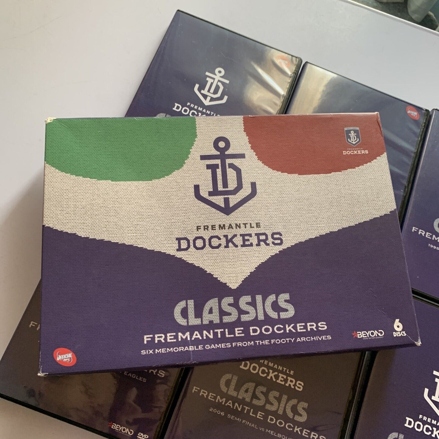 AFL Fremantle Dockers Classics: Six Memorable Games (DVD, 2015, 6-Discs) Region4