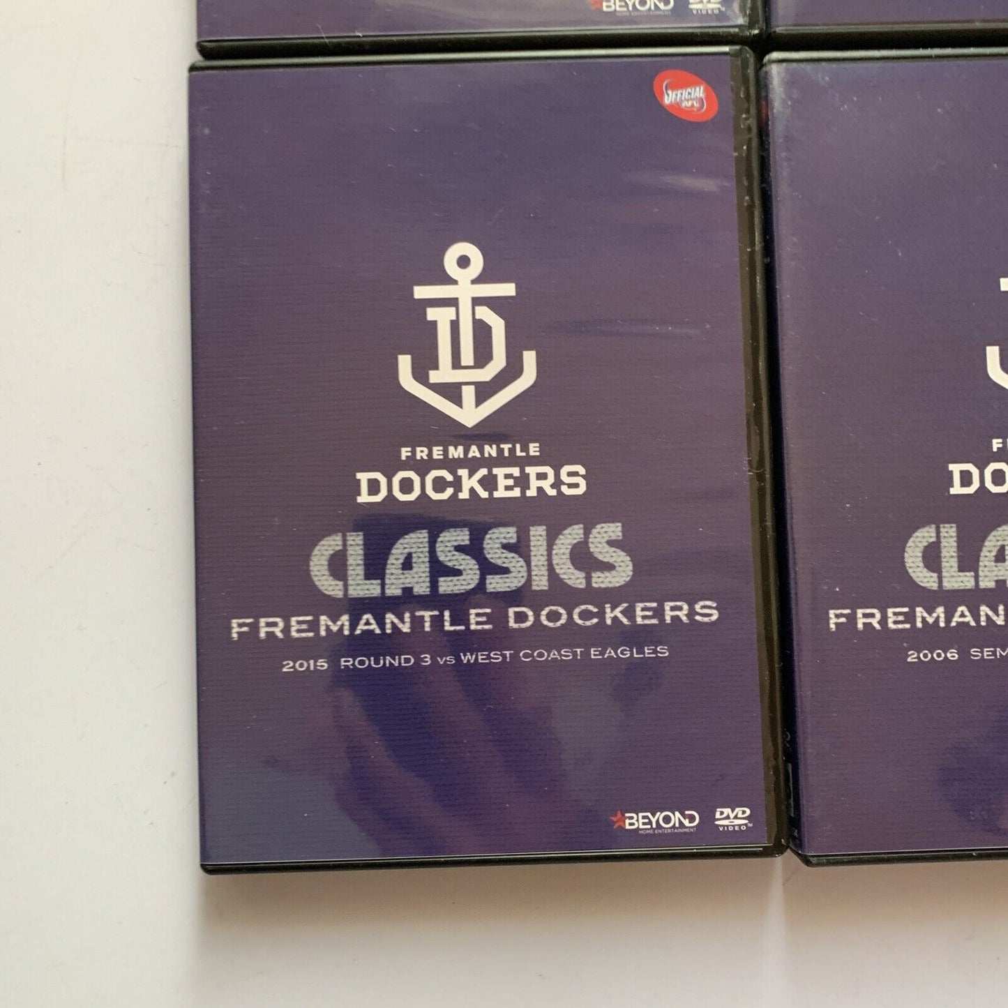 AFL Fremantle Dockers Classics: Six Memorable Games (DVD, 2015, 6-Discs) Region4