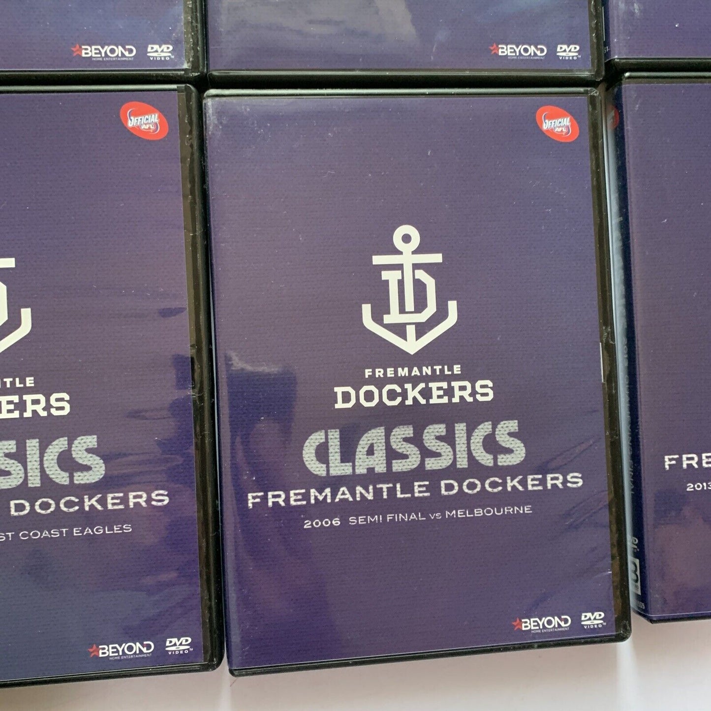 AFL Fremantle Dockers Classics: Six Memorable Games (DVD, 2015, 6-Discs) Region4