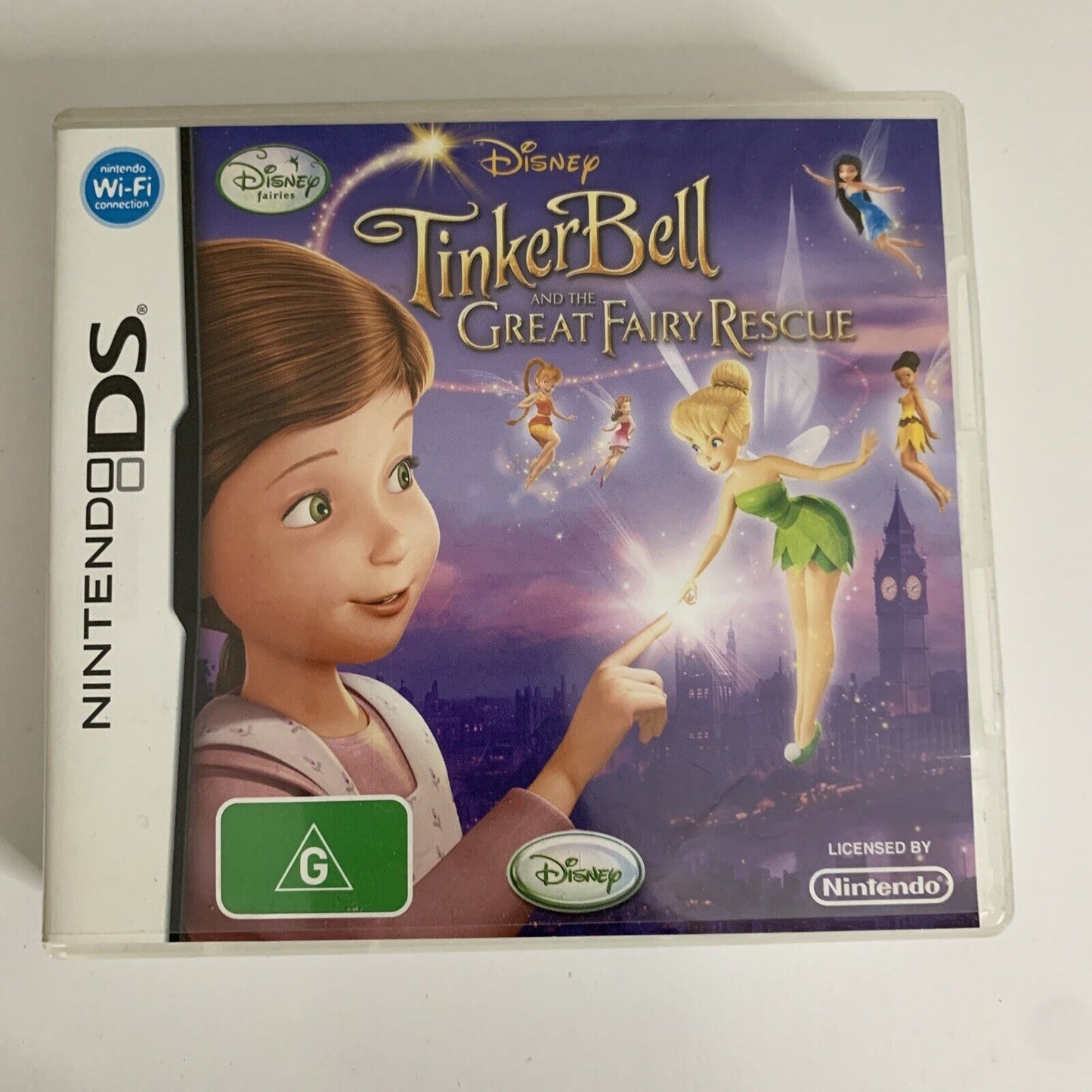 Disney Fairies Tinkerbell Fairy Rescue  NDS Nintendo DS 2010 Game Complete