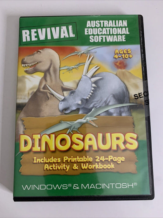 Dinosaurs: Kids Interactive Software  PC Windows Educational Game  NEW