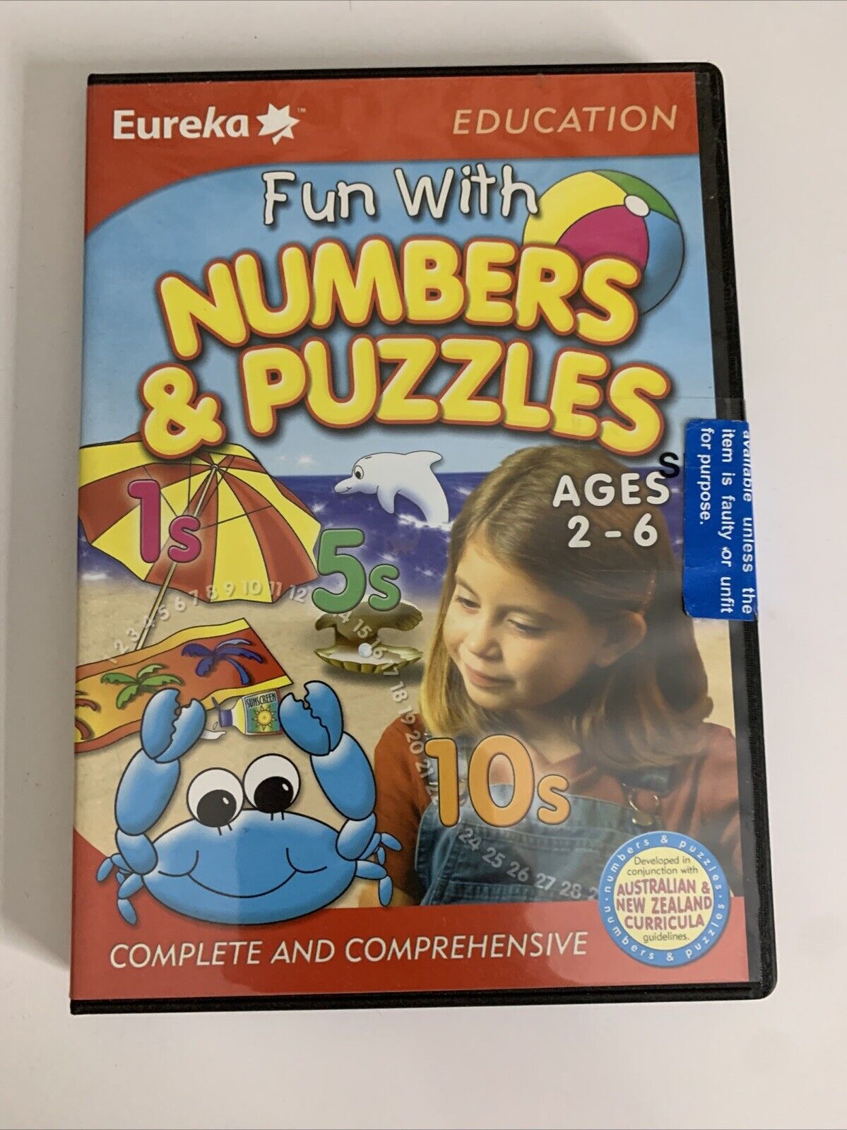 Eureka Fun with Numbers & Puzzles PC Windows MAC Educational Software  NEW