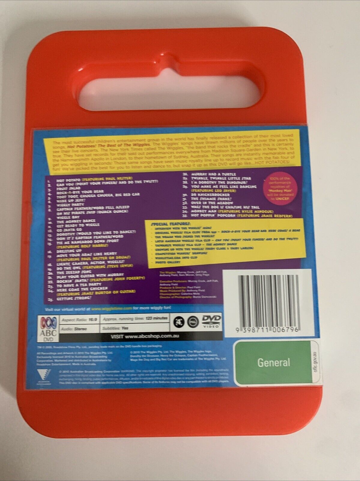 The Wiggles Hot Potatoes! The Best of the Wiggles  (DVD, 2009) Region 4