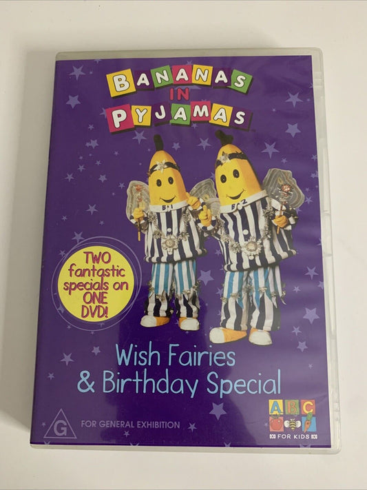 Bananas in Pyjamas : Wish Fairies & Birthday Special (DVD, 1999) Region 4
