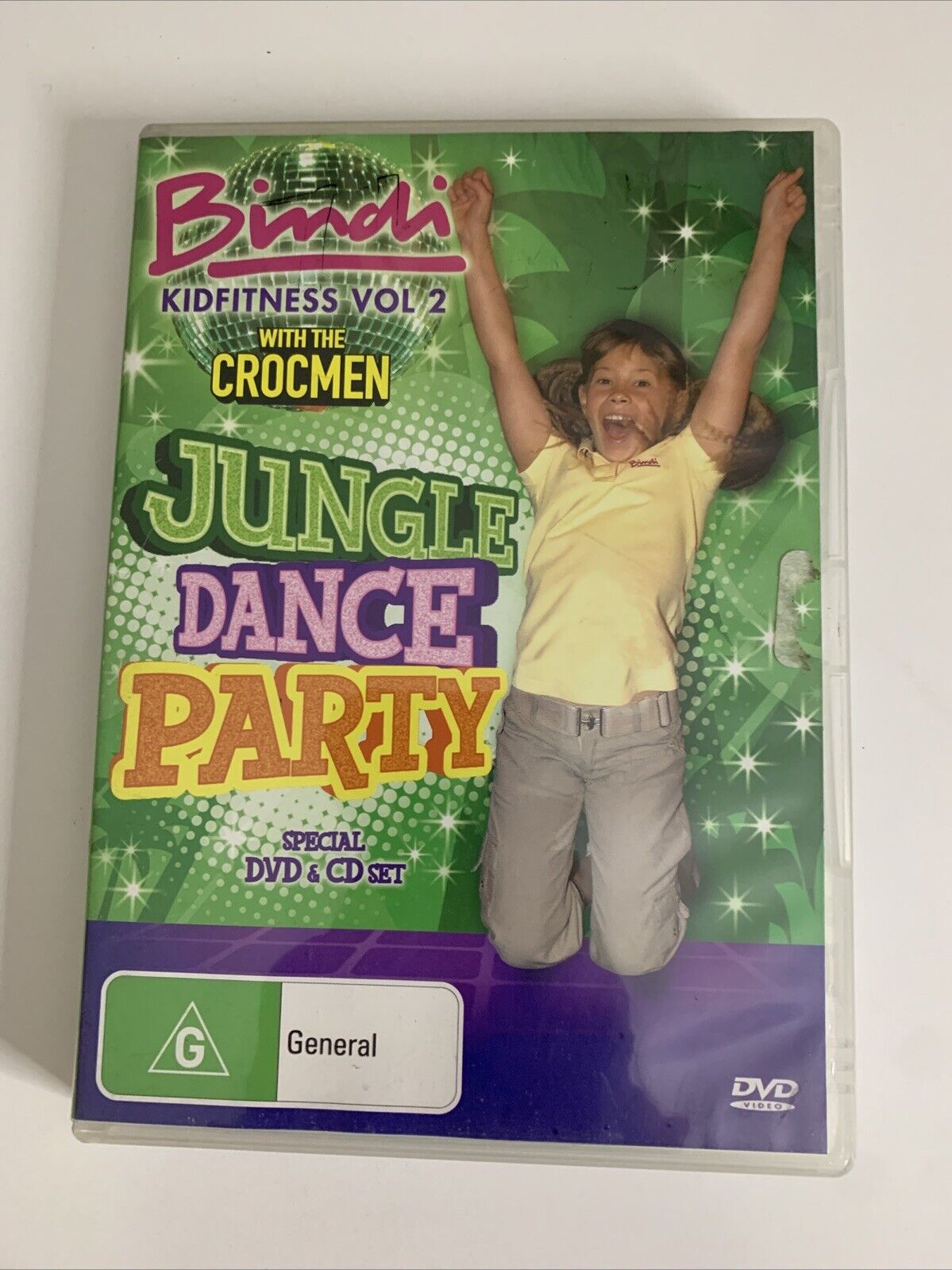 Bindi Kidfitness: Vol. 2 - Jungle Dance Party (DVD & CD, 2008)  All Regions