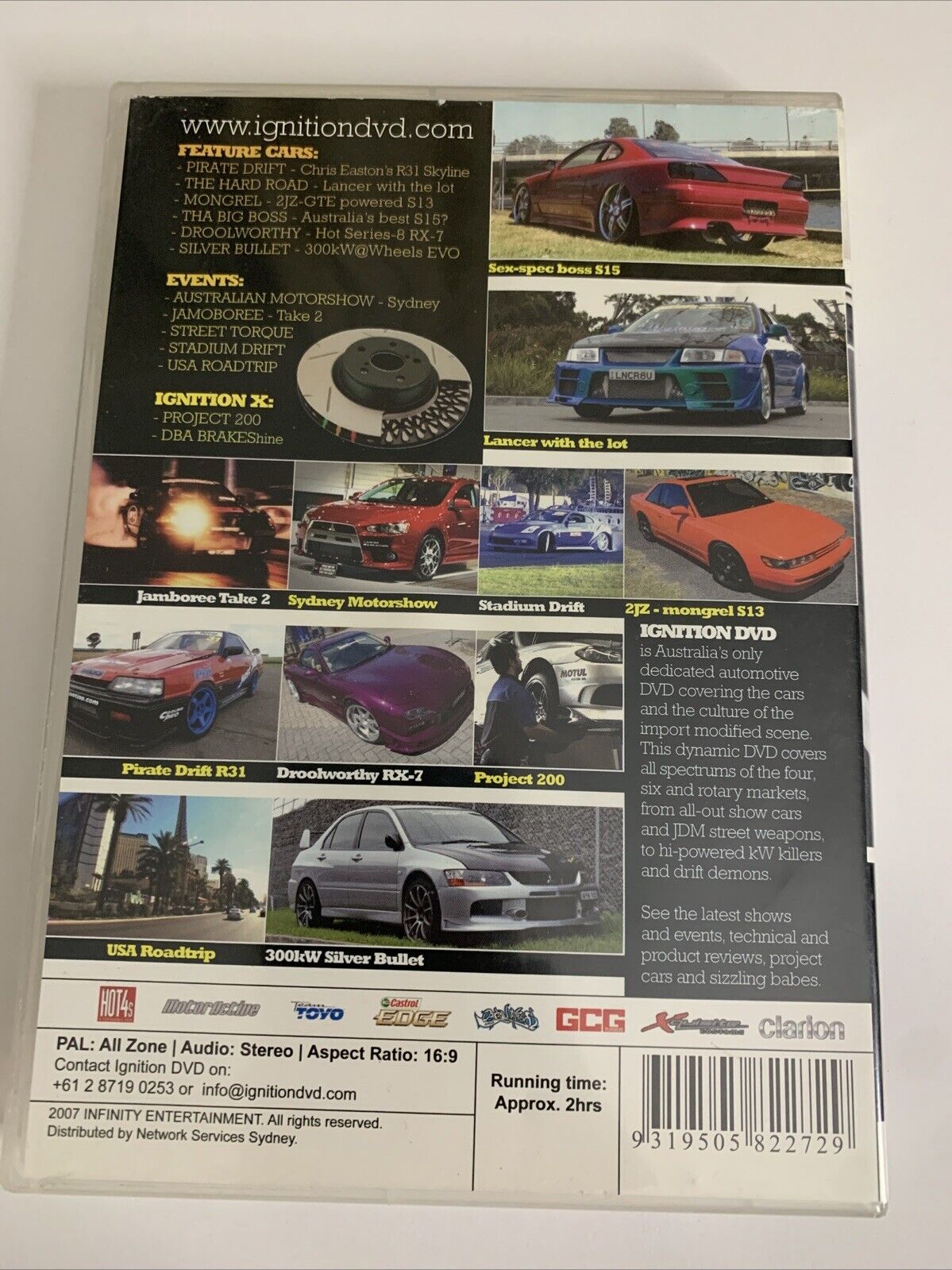 Ignition DVD Volume 026 (DVD, 2007) Cars All Regions – Retro Unit