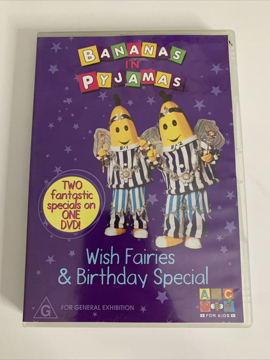 Bananas in Pyjamas Wish Fairies & Birthday Special (DVD, 1999) Region 4
