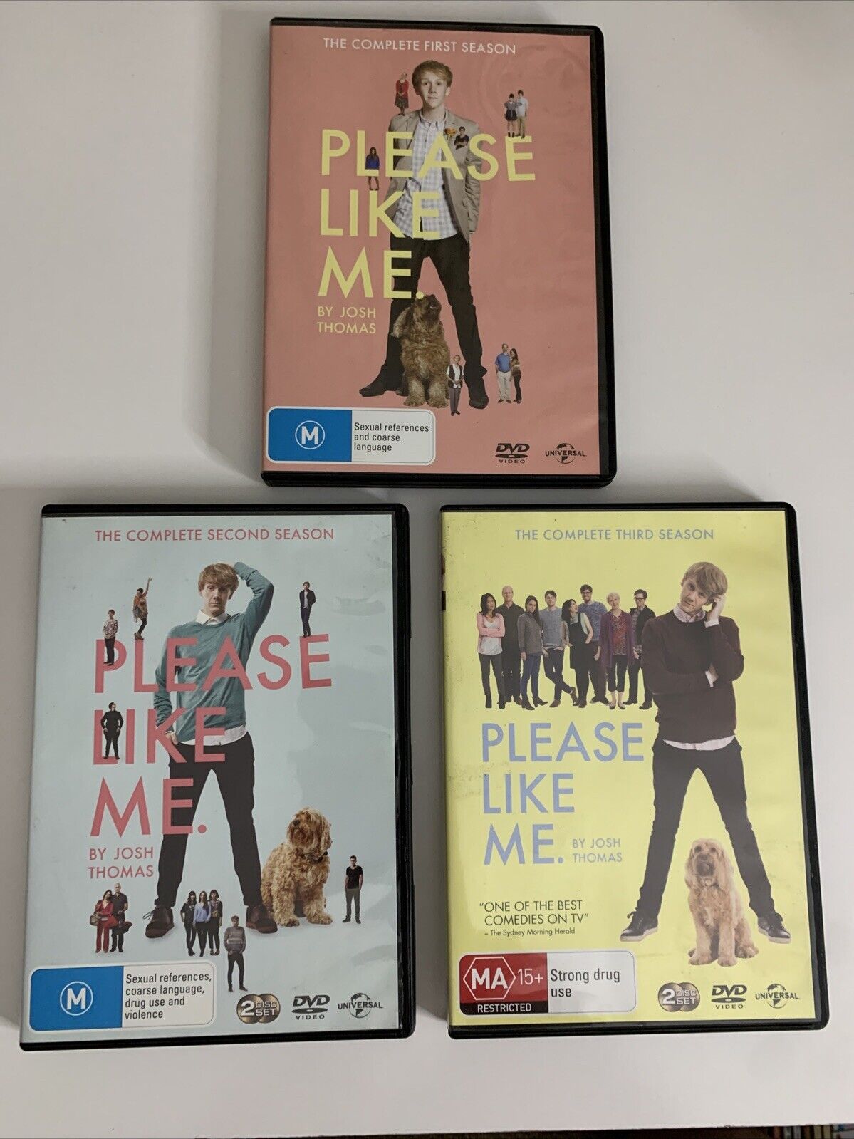 Please Like Me : Series 1, 2, 3 (DVD, 2013) Comedy Region 4 &2
