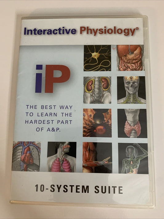 Interactive Physiology 10-System Suite CD-ROM for PC and MAC